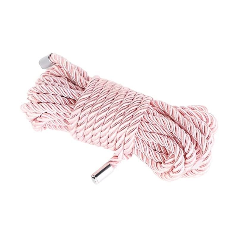 Premium Products Soft Silk Bondage Rope: Pink (10 m)