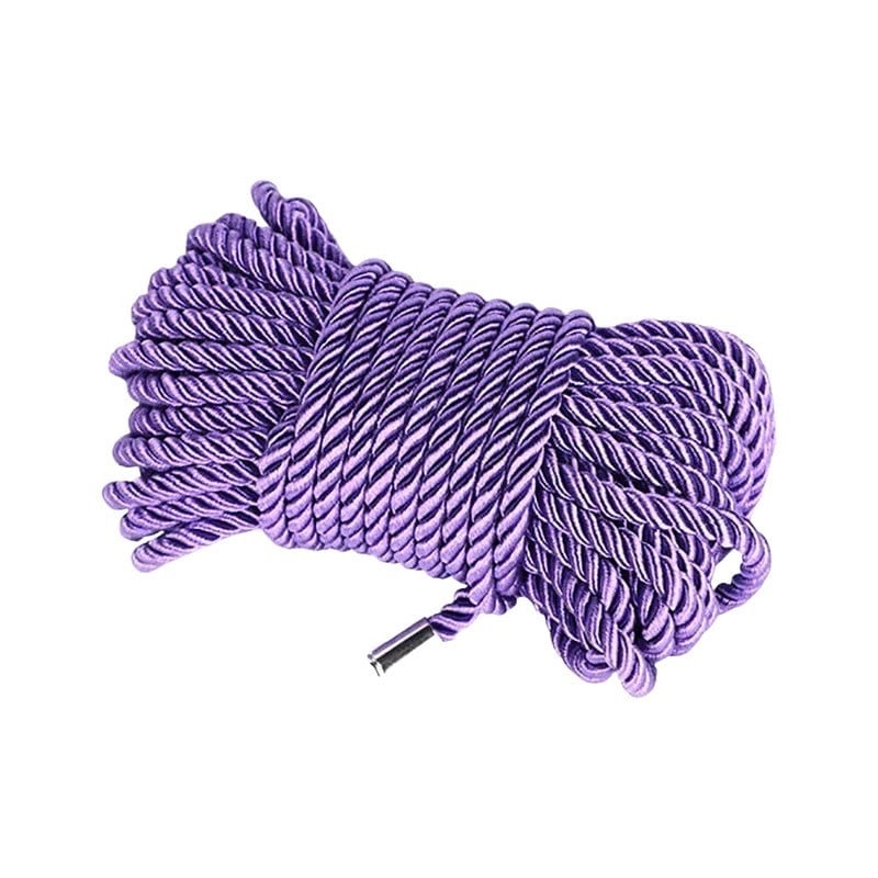 Premium Products Soft Silk Bondage Rope: Purple (10 m)