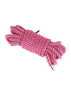 Premium Products Soft Silk Bondage Rope: Hot Pink (10 m)