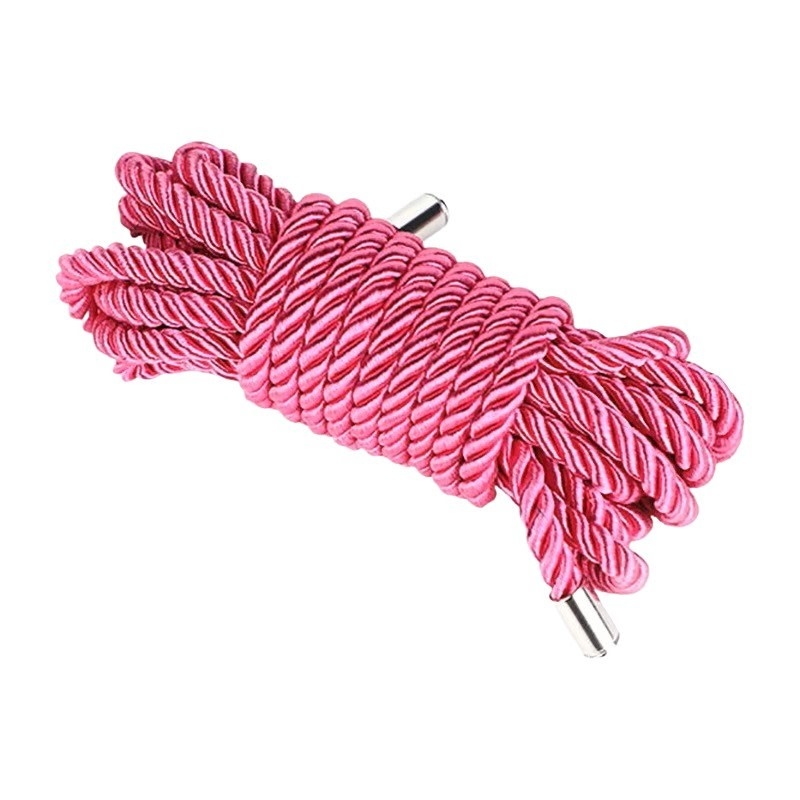 Premium Products Soft Silk Bondage Rope: Hot Pink (10 m)