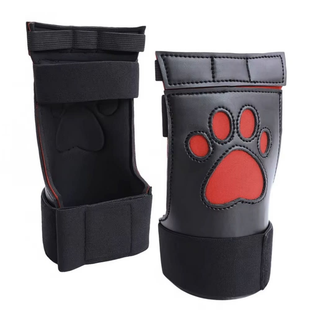 Premium Products Puppy Play Padded Fingerless Paw Gloves