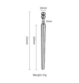 Premium Products Stainless Steel Hollow Tapered Urethral Sound