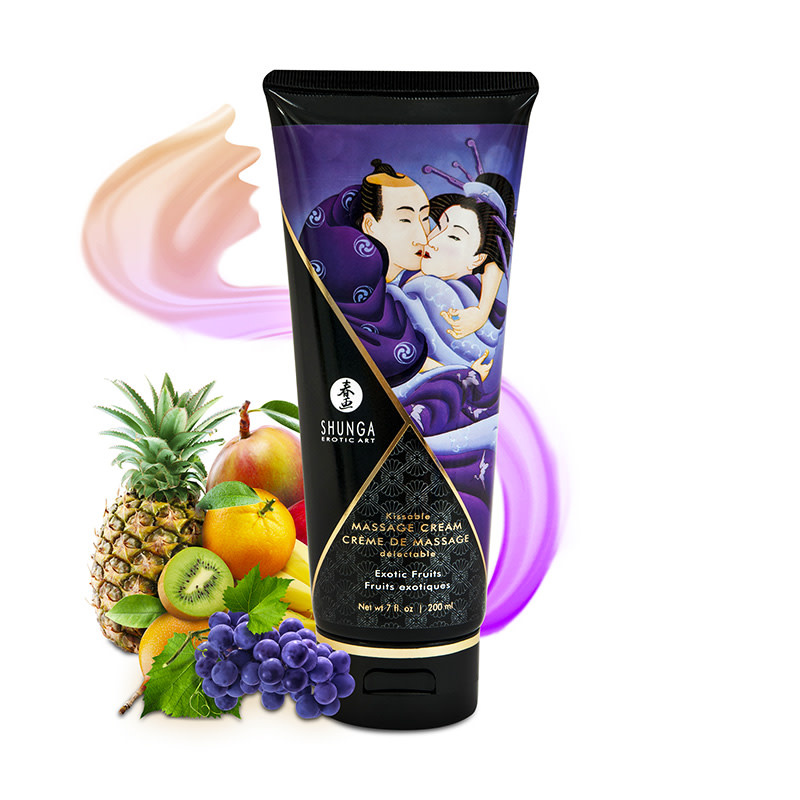 Shunga Shunga Kissable Massage Cream Exotic Fruits 7 oz (200 ml)