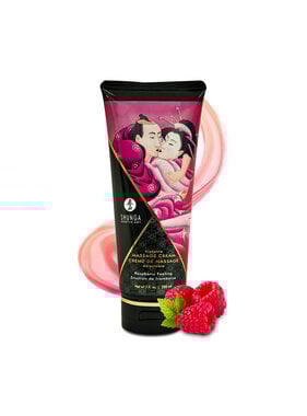 Shunga Shunga Kissable Massage Cream (Raspberry Feeling)