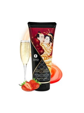 Shunga Shunga Kissable Massage Cream (Strawberry Wine)