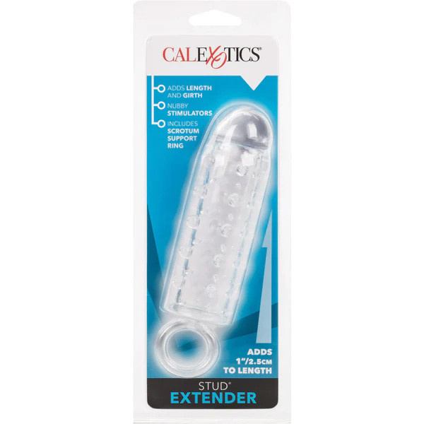 Cal Exotics Stud Extender with Support Ring (Clear)