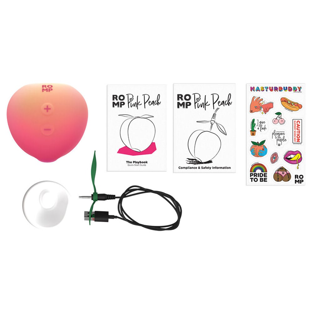 ROMP Toys Romp: Peach Air Pulse Toy