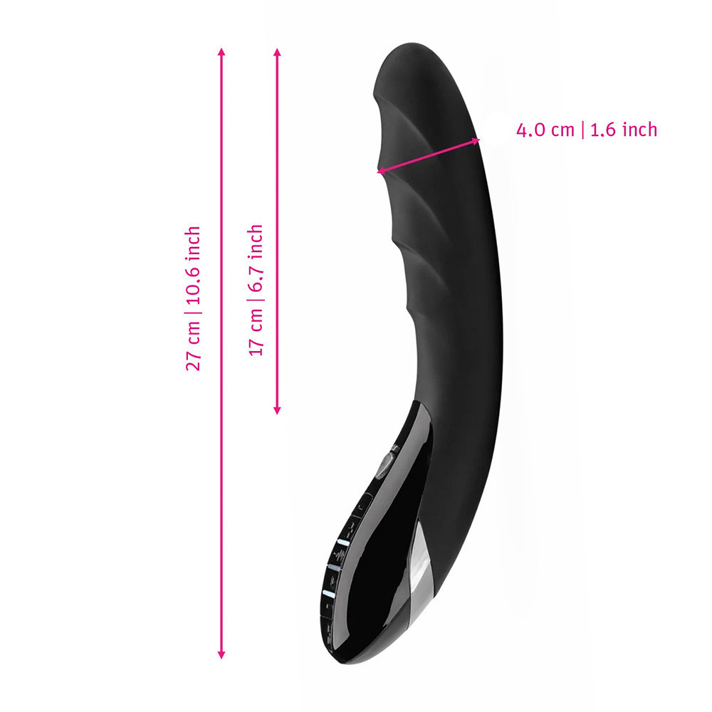 Mystim Toys Mystim Sizzling Simon Black Edition eStim Vibrator