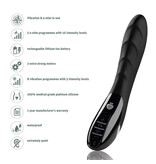 Mystim Toys Mystim Sizzling Simon Black Edition eStim Vibrator