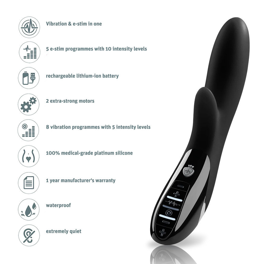 Mystim Electro-Stimulation Toys Mystim Daring Danny Black Edition eStim Vibrator
