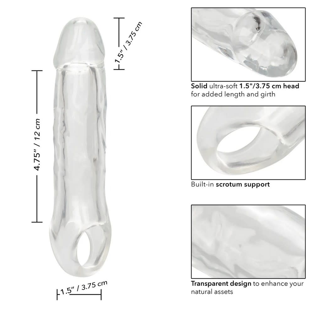 Cal Exotics Performance Maxx Clear Extension 6.5"