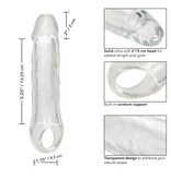 Cal Exotics Performance Maxx Clear Extension 7.5"