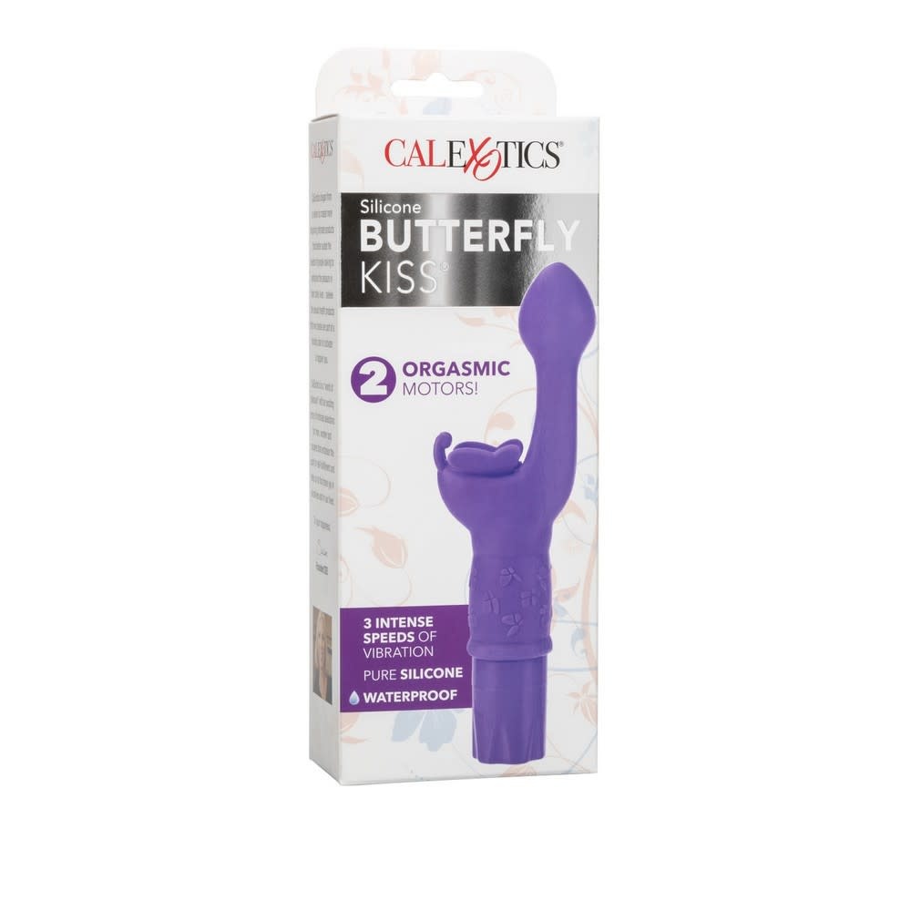Cal Exotics Silicone Butterfly Kiss Vibe (Purple)