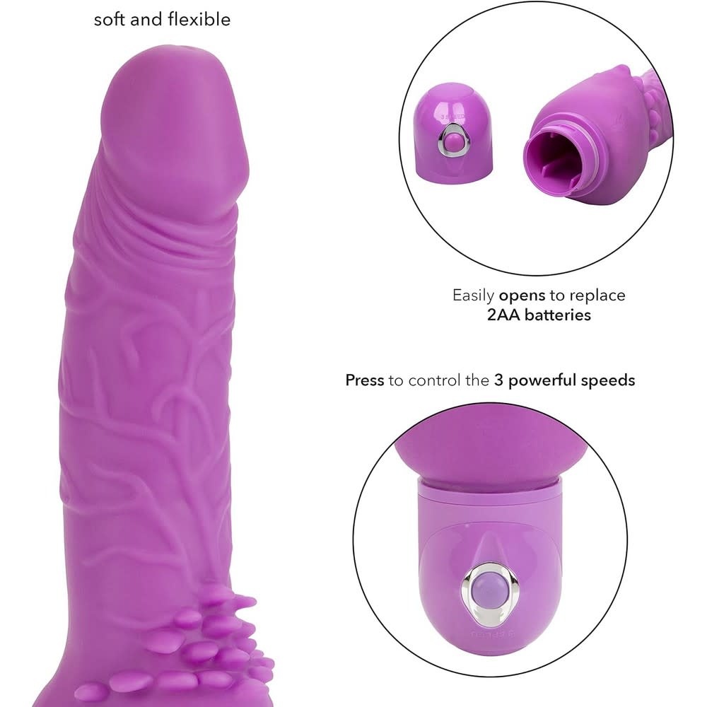 Cal Exotics Power Stud Cliterrific Vibe (Purple)
