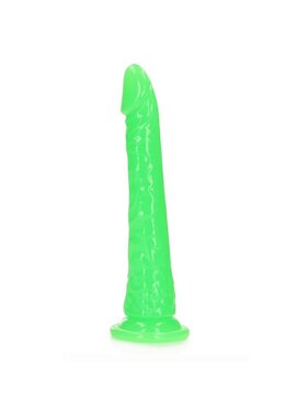 Shots America Toys RealRock 10" Glow In The Dark Slim Dildo