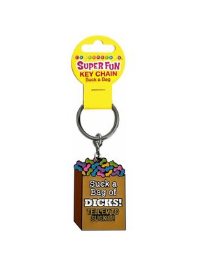 Little Genie Super Fun Keychain: Suck a Bag of Dicks