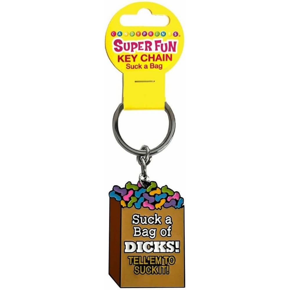 Little Genie Super Fun Keychain: Suck a Bag of Dicks