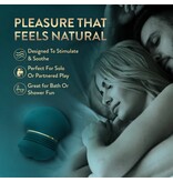 Blush Novelties Blush Collection Riana AutoRub Clitoral Stimulator (Dark Teal)