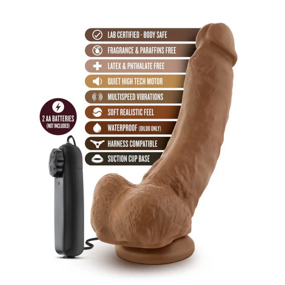 Blush Novelties Loverboy The Boxer 9" Vibrating Dildo