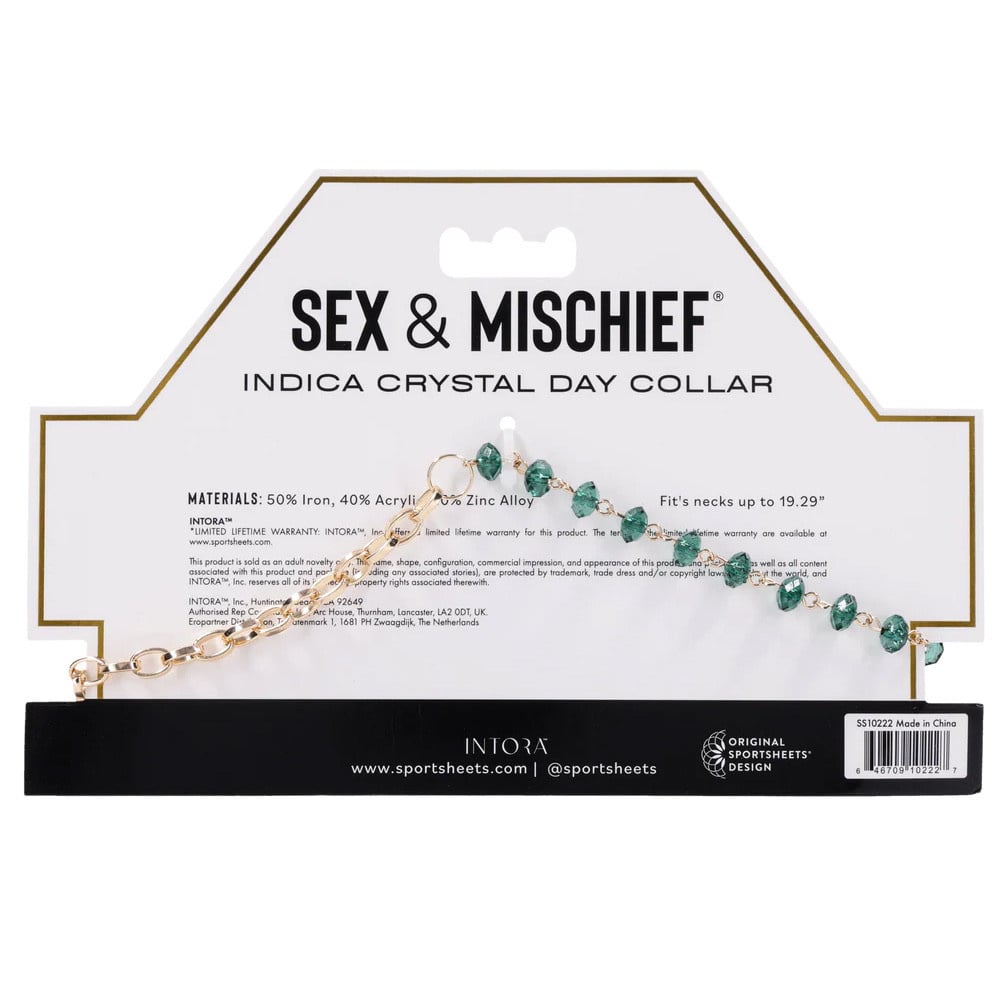 Sportsheets Sex & Mischief Indica Crystal Day Collar