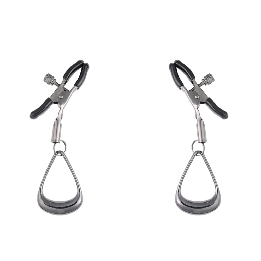 Sportsheets Velvet Noir Tuggable Nipple Clamps