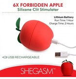 XR Brands Shegasm 6X Forbidden Apple Silicone Clit Stimulator