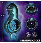 XR Brands Creature Cocks: Octo Grip Vibrating Silicone Cock Ring