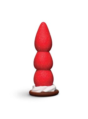 XR Brands Simply Sweet: Strawberry Sweet Cream Silicone Dildo