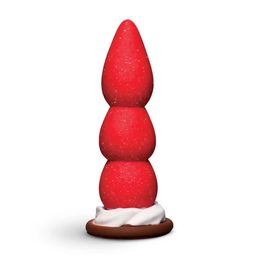 XR Brands Simply Sweet: Strawberry Sweet Cream Silicone Dildo