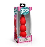 XR Brands Simply Sweet: Strawberry Sweet Cream Silicone Dildo