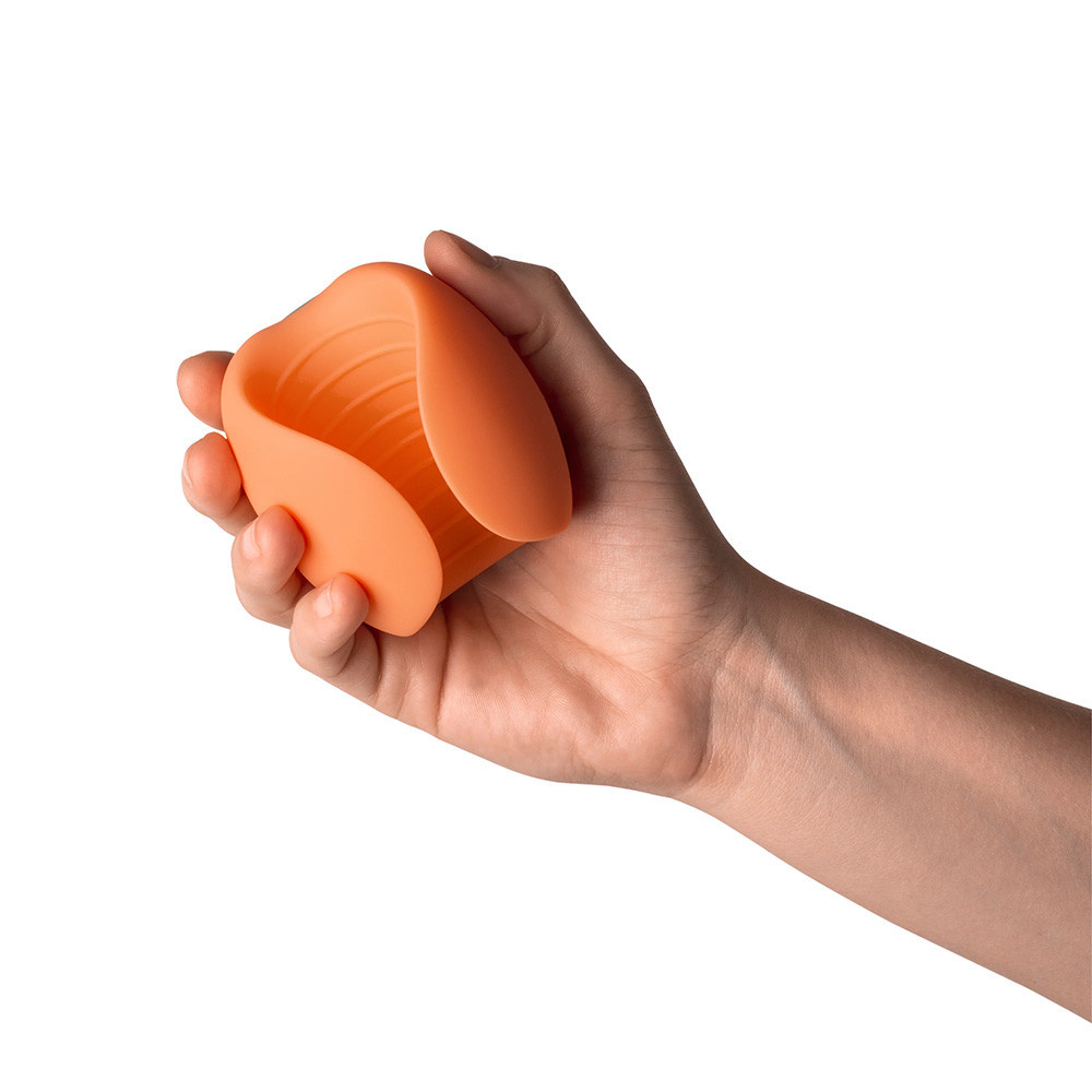Emojibator Emojibator Peach Emoji Vibrating Stroker