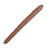 Cal Exotics Silicone Studs 16" Bend/Hold Double Dual Dong (Brown)