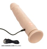 Cal Exotics Rechargeable Vibrating & Thrusting Silicone Studs (Ivory)