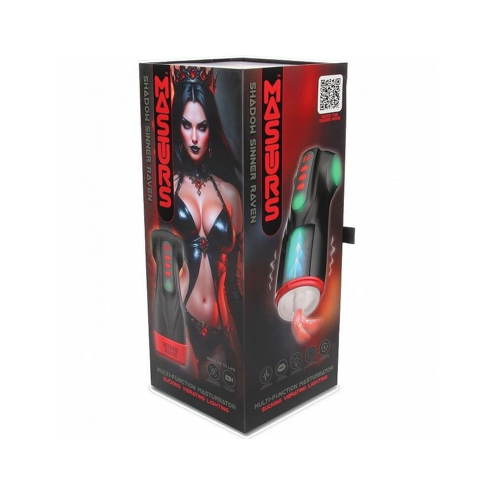 Shots America Toys Masturs Raven Shadow Sinner Augmented Reality Stroker