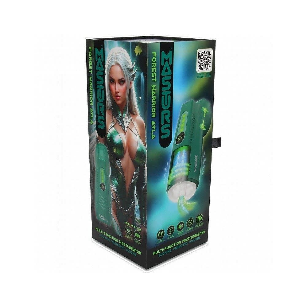 Shots America Toys Masturs Ayla Forest Warrior Augmented Reality Stroker