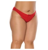Coquette International Lingerie Cheeky Open Back Panty (Red)