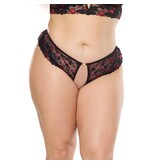 Coquette International Lingerie Heartbreaker Crotchless Panty