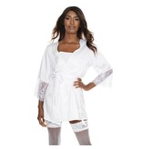 Coquette International Lingerie Closer Than Ever Robe (White)