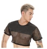 Fishnet & Wetlook Croptop
