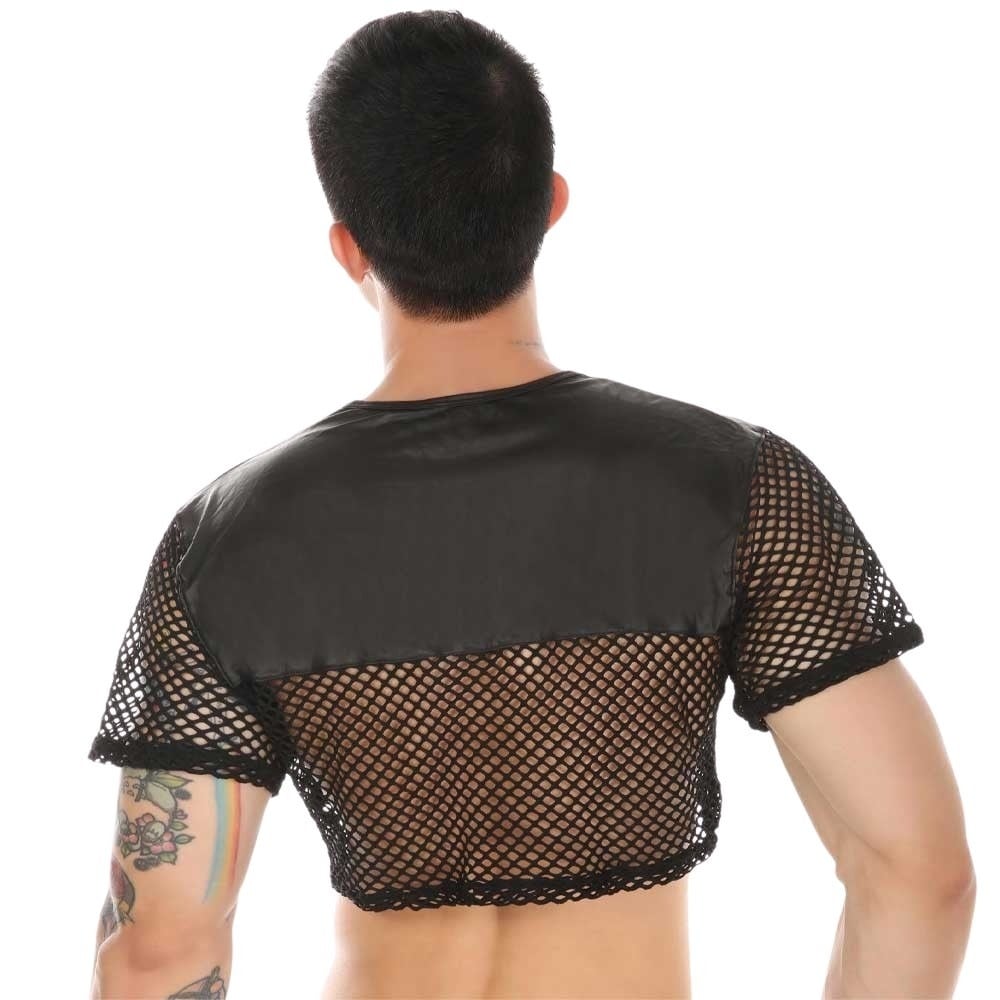 Fishnet & Wetlook Croptop