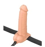 Pipedream Products Fantasy X-Tensions Elite: 7″ Vibrating Hollow Strap-On
