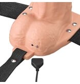 Pipedream Products Fantasy X-Tensions Elite: 7″ Vibrating Hollow Strap-On