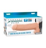 Pipedream Products Fantasy X-Tensions Elite: 7″ Vibrating Hollow Strap-On