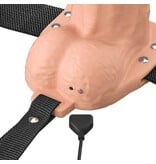 Pipedream Products Fantasy X-Tensions Elite: 6″ Vibrating Hollow Strap-On