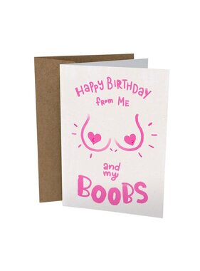 Sleazy Greetings Greeting Card: Happy Birthday From Me...