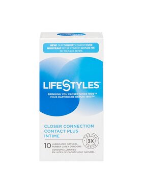 LifeStyles Condoms LifeStyles Closer Connection Condoms 10 Pack