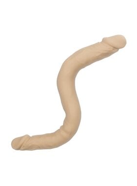 Cal Exotics Silicone Studs 16" Bend/Hold Double Dual Dong (Ivory)