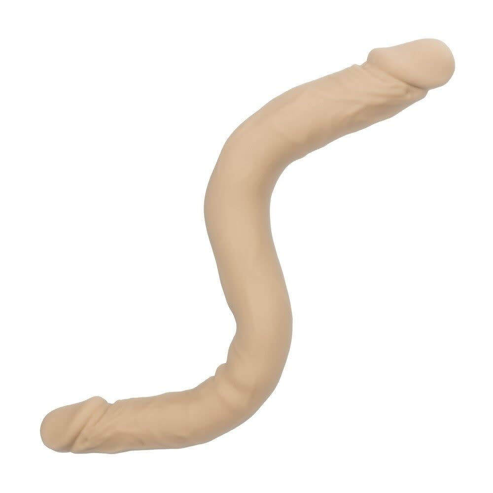 Cal Exotics Silicone Studs 16" Bend/Hold Double Dual Dong (Ivory)