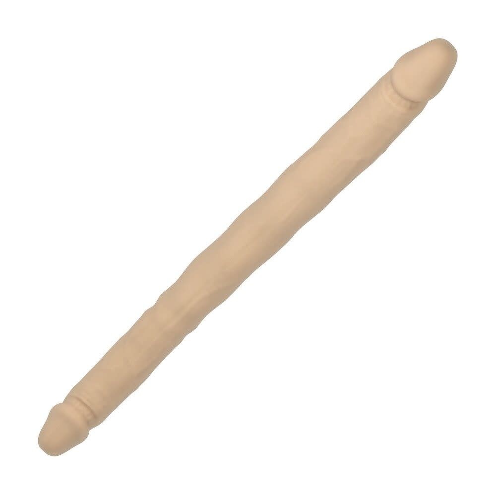 Cal Exotics Silicone Studs 16" Bend/Hold Double Dual Dong (Ivory)