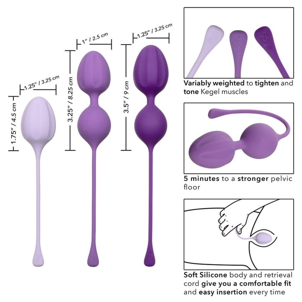 Cal Exotics Kegel Training 3 Piece Set